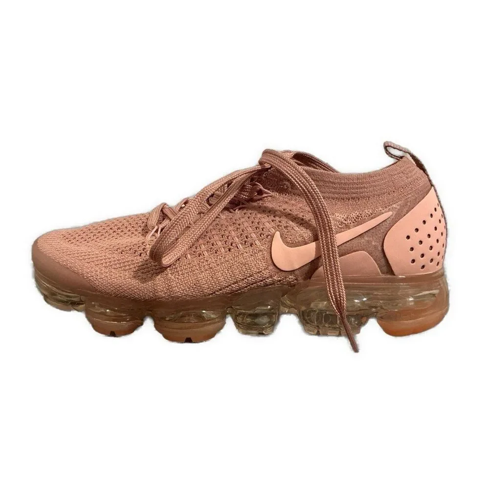 Nike Air VaporMax Flyknit 2 Rust Pink 942843-600 Size 7
